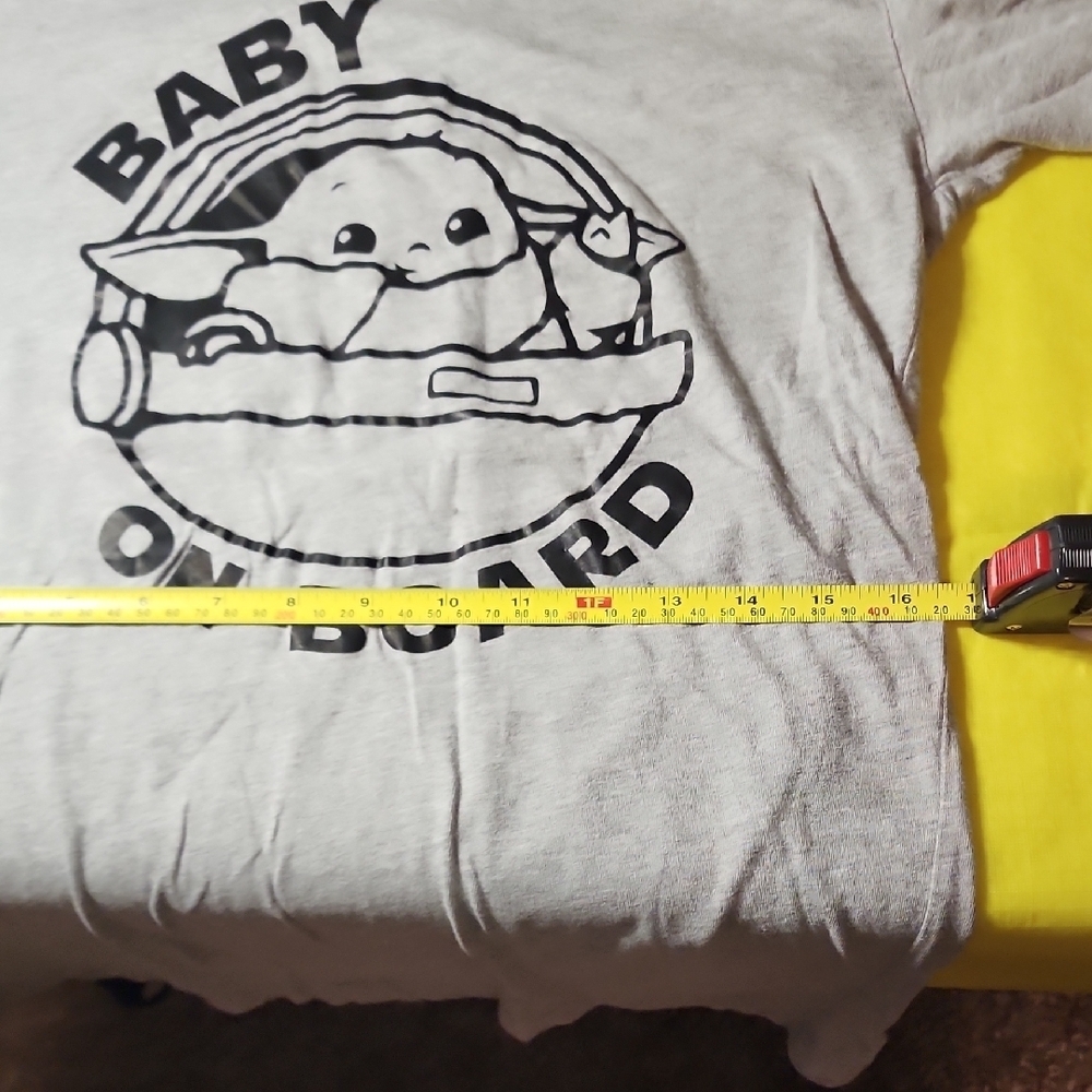 Bella Canvas Gray Baby On Board Tee - Picture 5 of 7